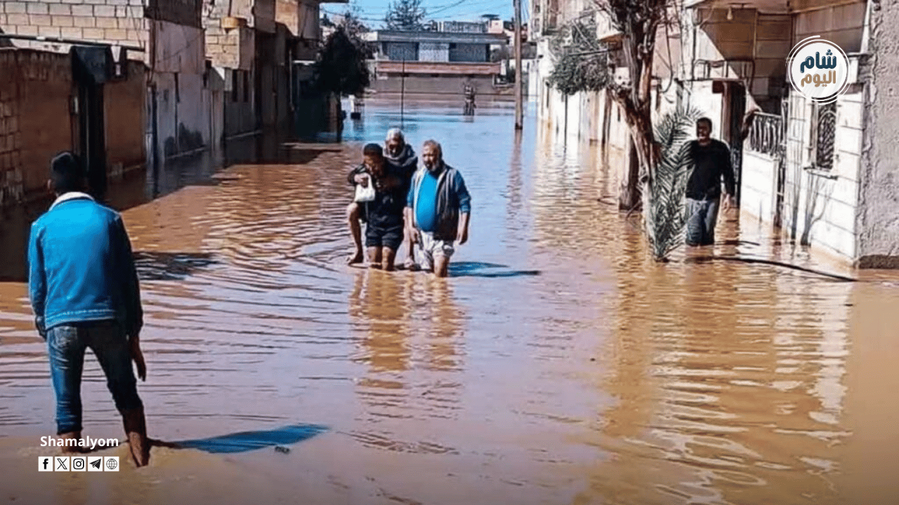 أهالي الحسكة يطالبون بتدخل عاجل بعد فيضانات نهر الخابور