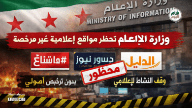 وزارة الإعلام تحظر مواقع إعلامية غير مرخصة